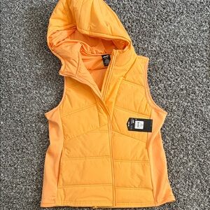 Kids Orange Hooded Vest